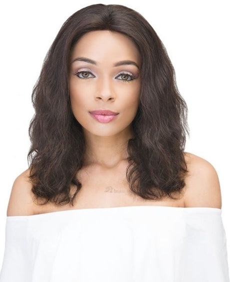 Janet Collection 100% Natural Virgin Remi Human Hair 360 LACE NATURAL WIG 14 - 26 Inch - Hollywood Beauty STL