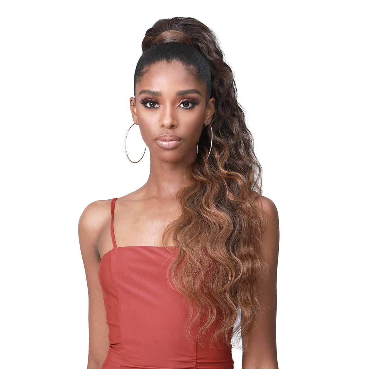 BOBBI BOSS Human Hair Blend Tress Up Miss Origin Ponytail Body Wave 28" (TNAT/27613)