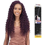 FREETRESS: 2X SOFT CURLY FAUX LOC 18" CROCHET BRAIDS