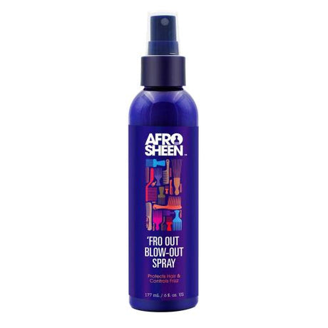 Afro Sheen 'Fro Out Blow Out Spray Protect Hair & Control Frizz Spray 6oz/ 177ml Find Your New Look Today!