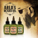 Arlo's 99% Natural Original Beard Oil, Pro-growth Growth Enhancer, 2.5 Fluid Ounce Find Your New Look Today!