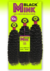 BLACK MINK-MULTI 3PCS BOHEMIAN CURL 100% VIRGIN UNPROCESSED REMY HUMAN HAIR