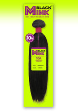 BLACK MINK-STRAIGHT 100% VIRGIN UNPROCESSED REMY HUMAN HAIR