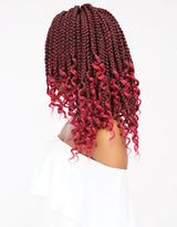 BOX BRAID 12″ CURLY FINISH