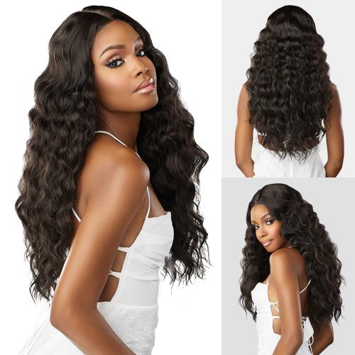 Sensationnel Human Hair Blend HD Lace Front Wig Butta Lace Hollywood Wave 26"