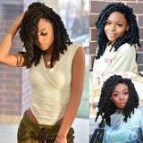 Authentic Synthetic Hair Crochet Braids 6X Value Pack Butterfly Locs 12"