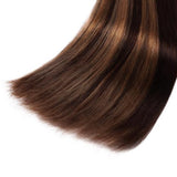 Starlet 100% Virgin Unprocessed Human Braiding Hair 4/27 Caramel Brown Highlight Straight Bulk (18"-20")