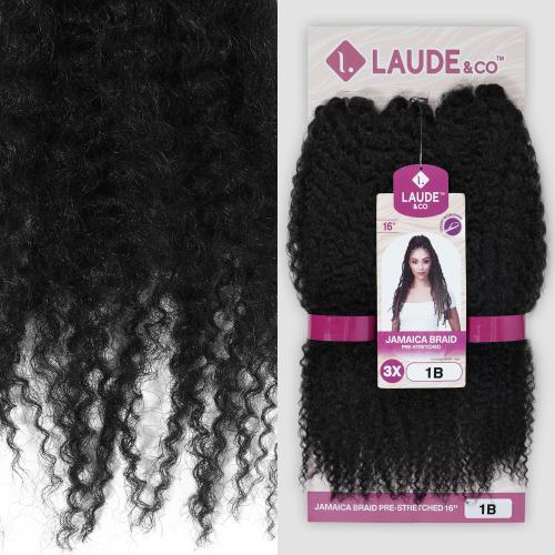 Laude Crochet Braids Pre-Stretched 3X Jamaica Braid 16"