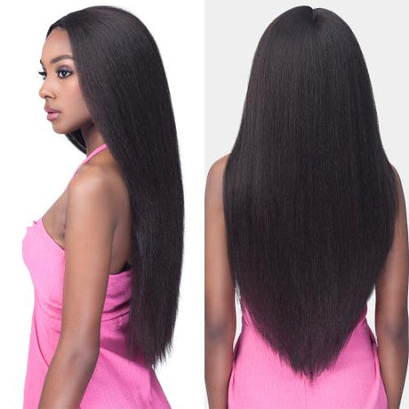 Laude Weave Vita Bundles Kinky Perm Yaky 3pcs With 4X6 Lace Part Closure (18"+20"+22")