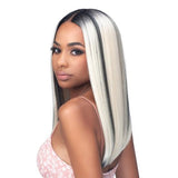 Bobbi Boss Human Hair Blend HD Lace Front Wig Glueless 5" Deep Lace Part Miss Origin MOGL102 Allison