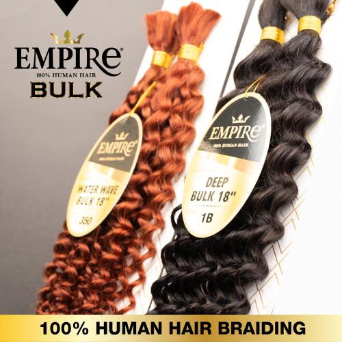 SENSATIONNEL EMPIRE 100% HUMAN HAIR - WATER WAVE BULK - 18"