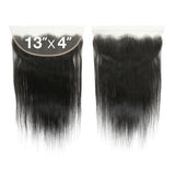 Wig Nation Remy Human Hair 13X4 HD Lace Closure Straight (12"-18")