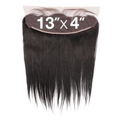 Human Hair 13X4 Lace Frontal Closure Straight (12"-16")