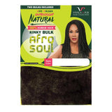 Vivica Fox Unprocessed Human Hair Braids Kinky Bulk 16" (Natural Color)