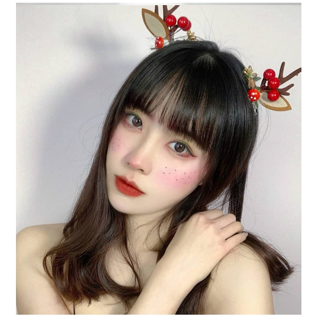 Bangs Hair Clip in Bangs Wispy Bangs with Temples Hairpieces for Women Clip on Air Bangs Flat Neat Bangs Hair Extension for Daily Wear (Deep Brown) Find Your New Look Today!