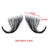 Celebrity 100% Human Hair HD Lace Reusable Fake Baby Hair Edge 2pcs I-Shape Find Your New Look Today!