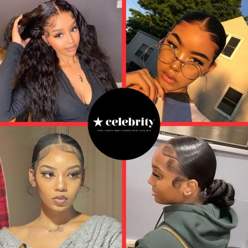 Celebrity 100% Human Hair HD Lace Reusable Fake Baby Hair Edge 2pcs V-Shape Find Your New Look Today!