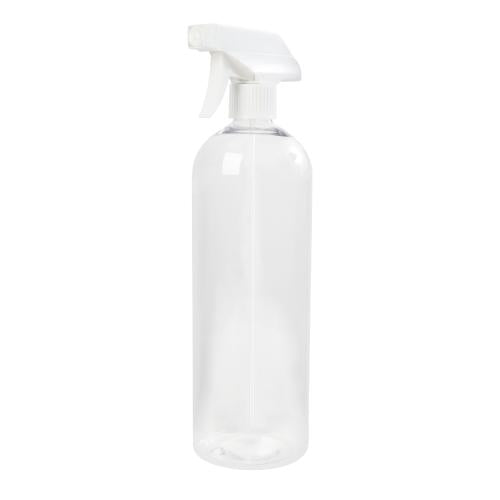 Clear Plastic Spray Bottle with White Sprayer 1000ml Find Your New Look Today!