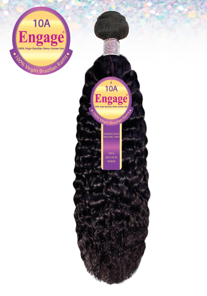 ENGAGE-DEEP CURL 100%  VIRGIN BRAZILIAN REMY HUMAN HAIR