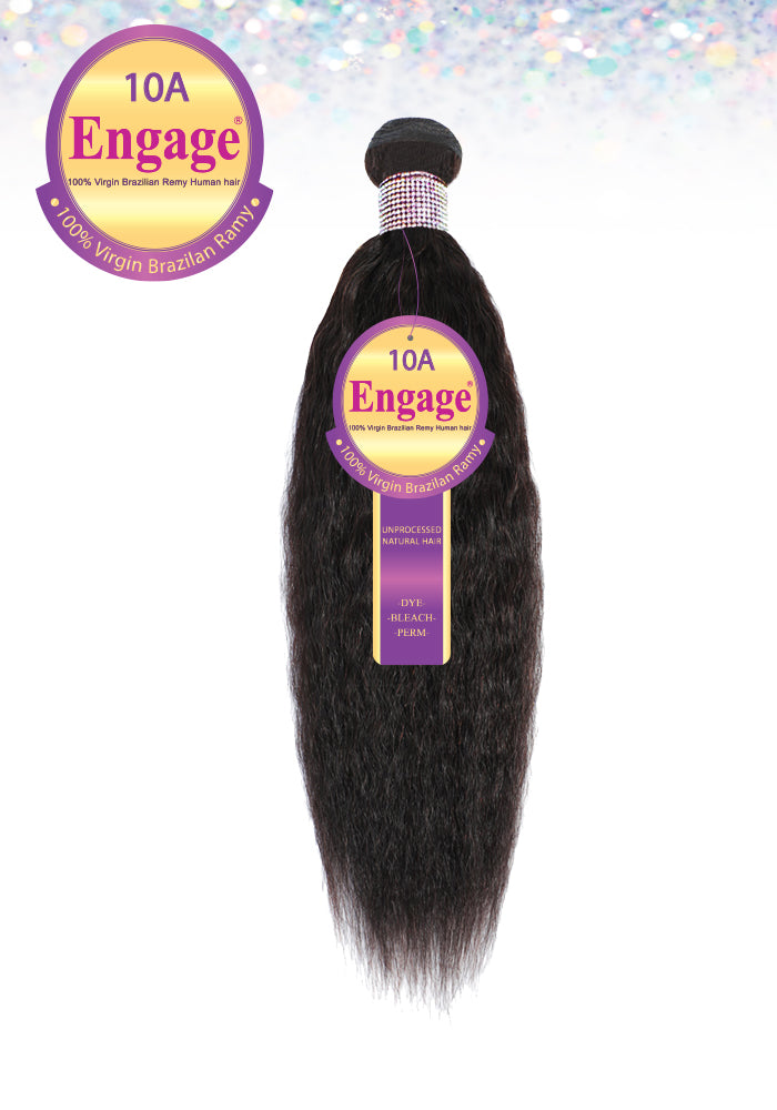 ENGAGE-KINKY 100%  VIRGIN BRAZILIAN REMY HUMAN HAIR