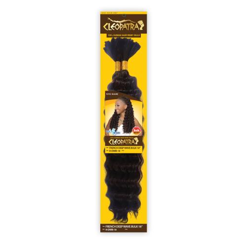 Eve Hair Cleopatra Remy Virgin Human Hair Braids French Deep Wave Bulk Find Your New Look Today!