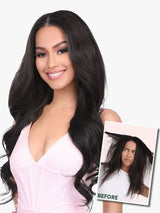 Sensationnel EVERLY CLIP IN 100% Remi Human Hair, Butterfly Clip in, Clip-in, Easy Styling, Everly, Extensions, Side grip