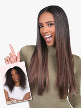 Sensationnel EVERLY CLIP IN 100% Remi Human Hair, Butterfly Clip in, Clip-in, Easy Styling, Everly, Extensions, Side grip