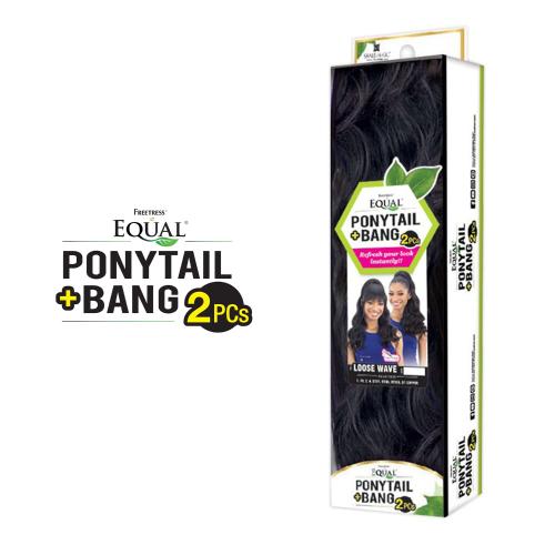 FreeTress Equal Ponytail N Bang Loose Wave (2pcs) Find Your New Look Today!