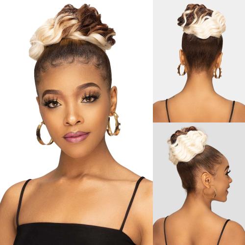 Janet Collection Human Hair Prime Unimix Ponytail Remy Illusion Pony Onyx Find Your New Look Today!