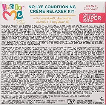 Just for Me No-Lye Conditioning Creme Relaxer Kit-Children's Super (1 APPLICATION) Find Your New Look Today!