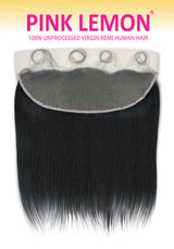 PINK LEMON - 13A 13X4 HD LACE FRONTAL STRAIGHT (HUMAN HAIR) Find Your New Look Today!