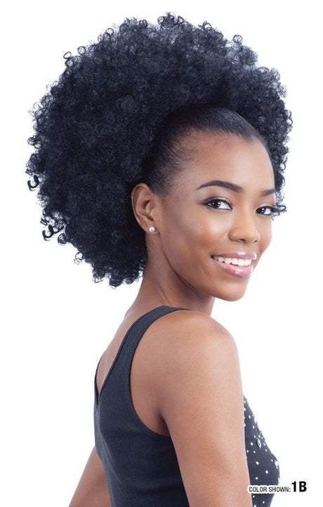 SHAKE-N-GO FREETRESS DRAWSTRING PONYTAIL - NATURAL FRO