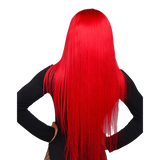 Raw Brazilian 100% Virgin Unprocessed 13X4 HD Lace Wig Straight Red 150% Find Your New Look Today!