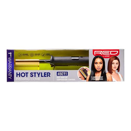 Red by Kiss Hot Styler Pressing Comb Find Your New Look Today!