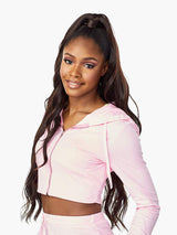 Sensationnel INSTANT Updown halfwig Pony - Instant Weave Up and Down 4 style in 1 half wig pony drawstring - INSTANT up and down UD 4 (1) Find Your New Look Today!