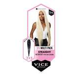 Sensationnel Weave Vice Bundles 3X Multi Pack Straight With 2X5 HD Lace Closure Find Your New Look Today!
