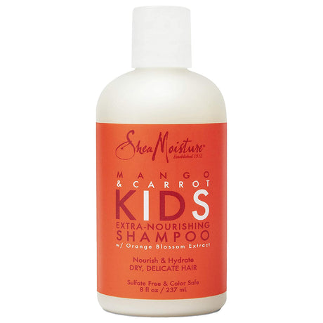 SheaMoisture Extra-Nourishing Shampoo hair care for Kids Mango Carrot with Shea Butter 8 oz Find Your New Look Today!