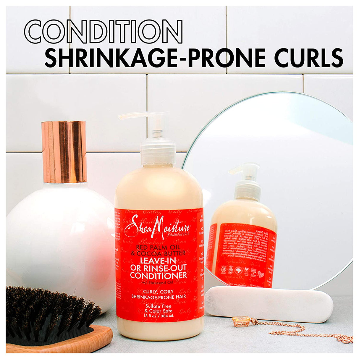 Sheamoisture Conditioner for Curly Hair Red Palm Oil and Cocoa Butter with Flaxseed Oil 13 oz Find Your New Look Today!