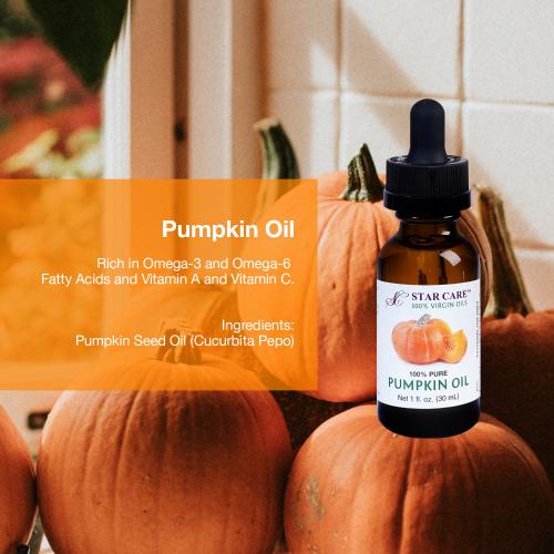 Star Care 100% Pure Pumpkin Oil 1oz/ 30ml Find Your New Look Today!