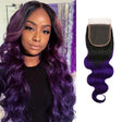 Uniq Hair 100% Virgin Human Hair Brazilian Bundle Hair Weave 4X4 Closure 7A Body #OTPURPLE Find Your New Look Today!