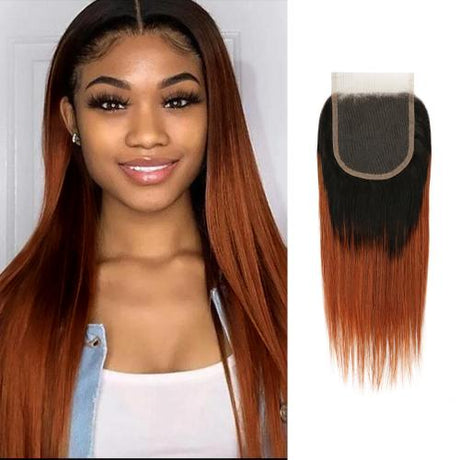 Uniq Hair 100% Virgin Human Hair Brazilian Bundle Hair Weave 4X4 Closure 7A Straight #OT30 Find Your New Look Today!