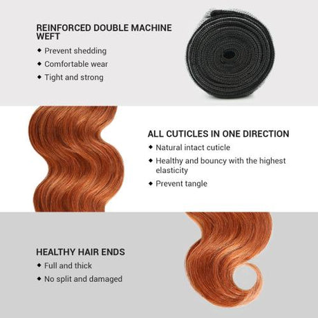 Uniq Hair 100% Virgin Human Hair Brazilian Bundle Hair Weave 7A Body #OT30 Find Your New Look Today!