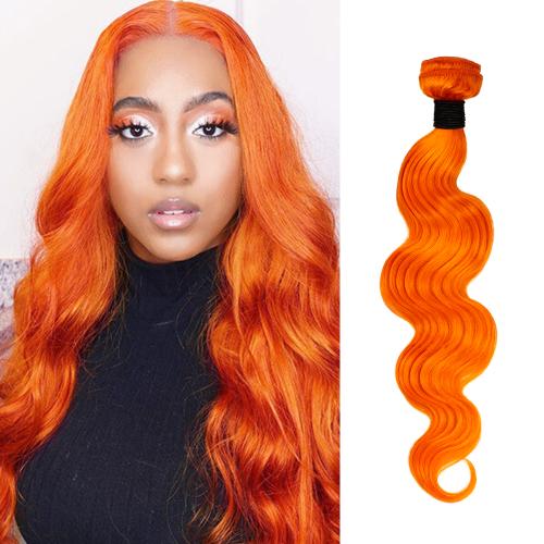 Uniq Hair 100% Virgin Human Hair Brazilian Bundle Hair Weave 9A Body #ORANGE Find Your New Look Today!