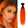 Uniq Hair 100% Virgin Human Hair Brazilian Bundle Hair Weave 9A Straight #OTORANGE Find Your New Look Today!