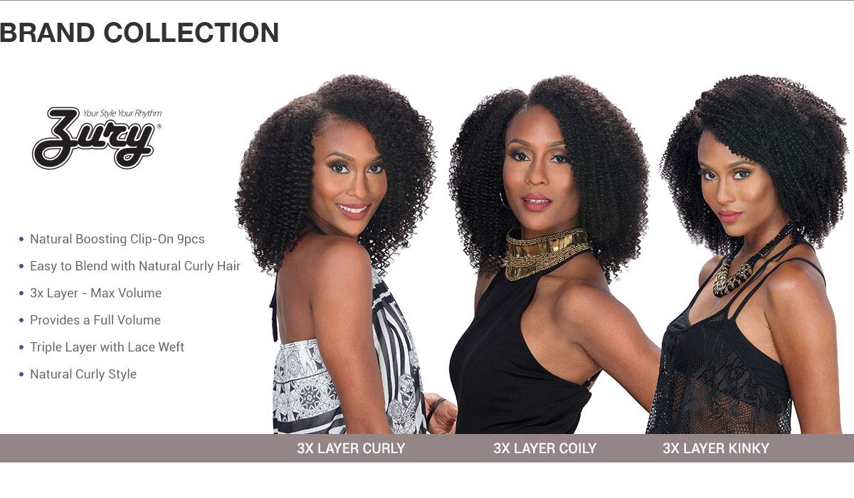 Zury Naturali Star 100% Human Hair Clip On 9 Weave - NAT HB CLIP ON KINKY (NATURAL) Find Your New Look Today!