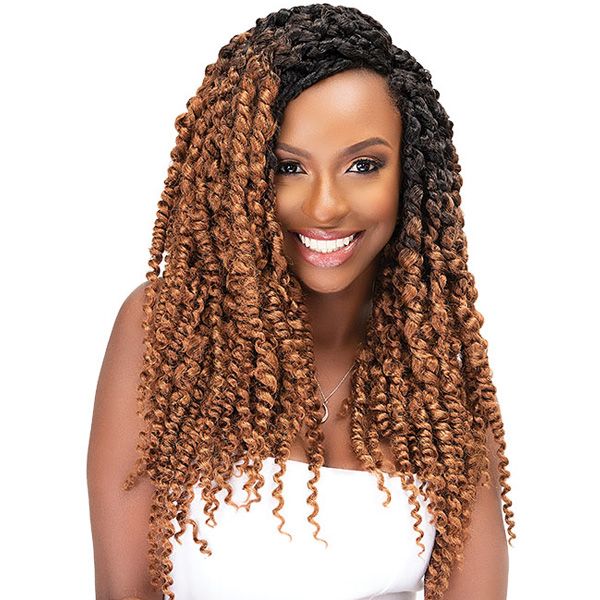 Janet Collection Nalatress Synthetic Hair Crochet Braid - BOHO TWIST BRAID 18" - Hollywood Beauty STL