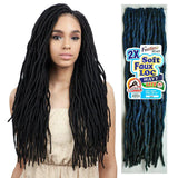 FREETRESS: 2X SOFT WAVY FAUX LOC 20" CROCHET BRAIDS