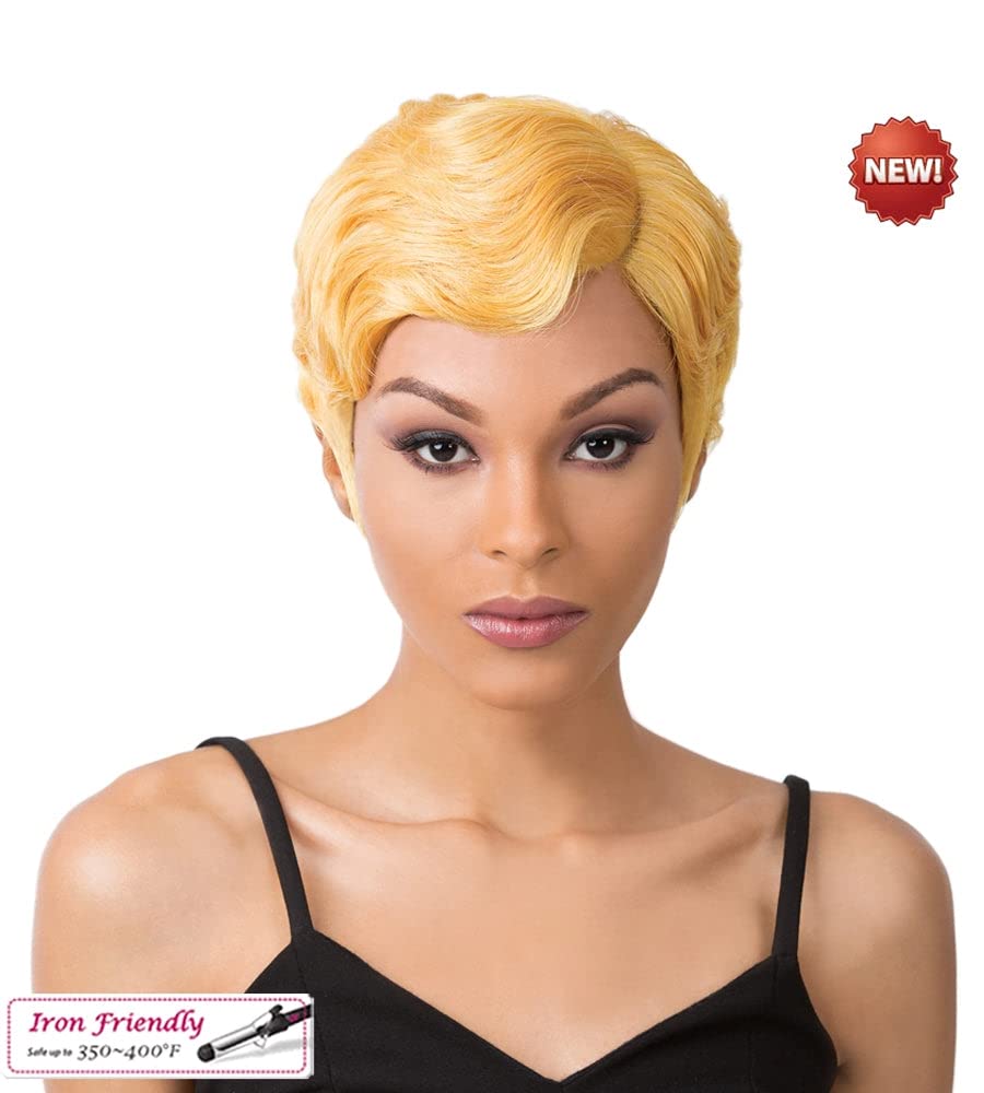 it's a wig! Synthetic Hair Wig Nuna (1B - OFF BLACK) Find Your New Look Today!