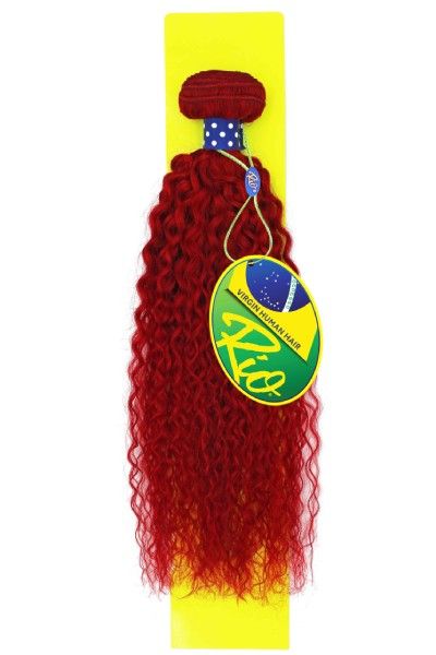 RIO 100% BRAZILLIAN REMY VIRGIN HUMAN HAIR - 3 BUNDLE DEAL - RED