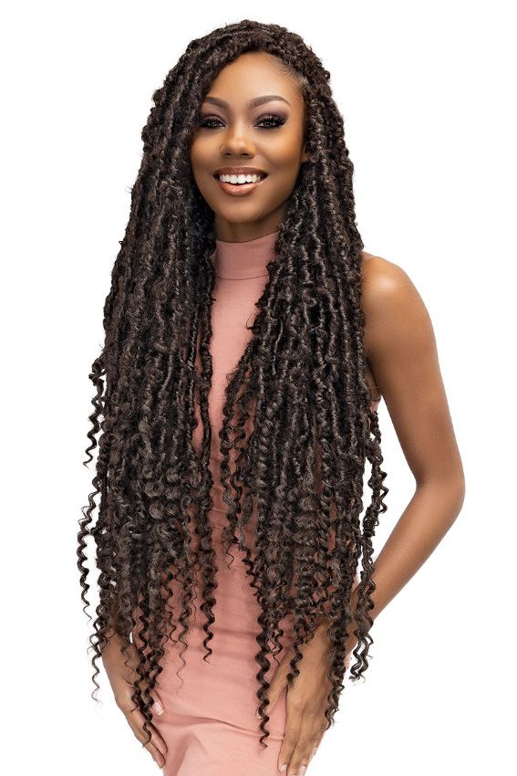 Janet Collection Nalatress Synthetic Hair Crochet Braid MAVERICK LOCS 18"- 24" - Hollywood Beauty STL